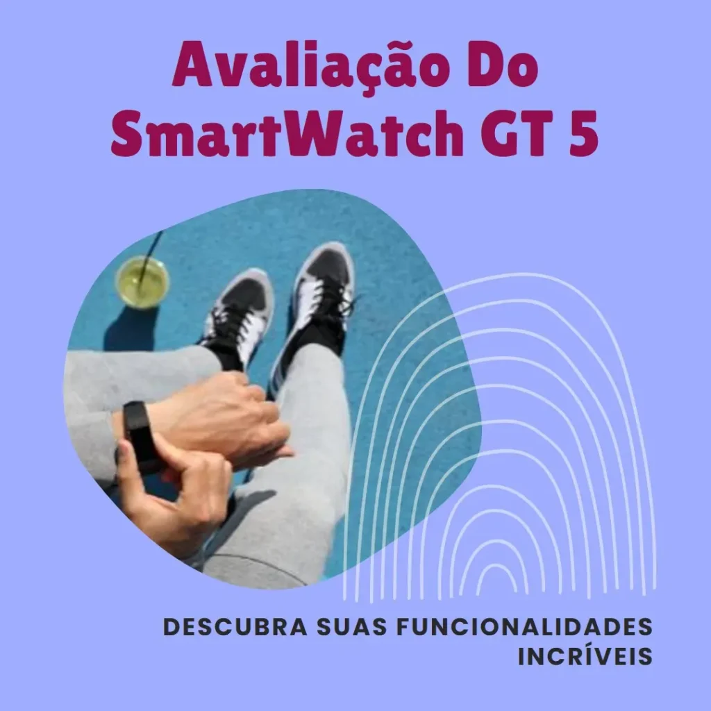 SmartWatch HUAWEI GT 5 46mm com Tela AMOLED e GPS