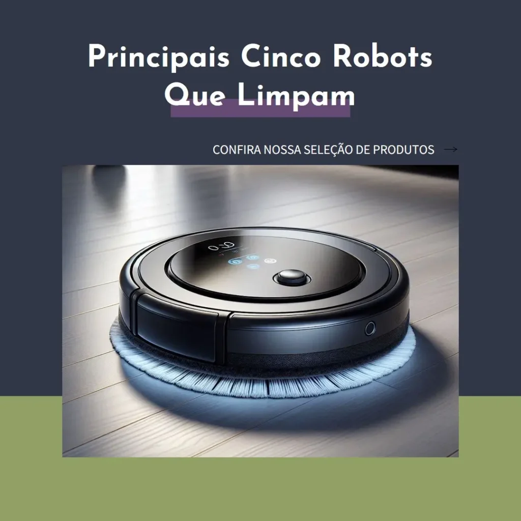Principais Cinco robots that mop