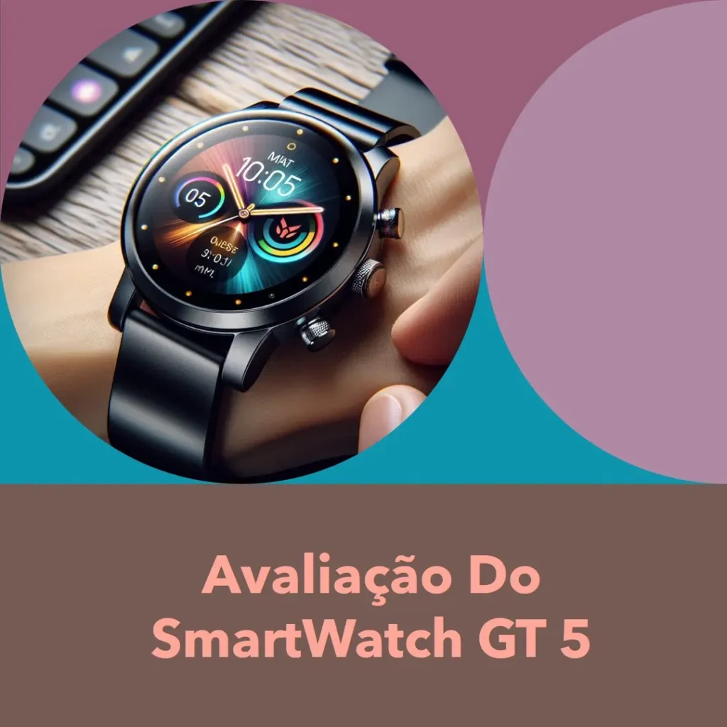 SmartWatch HUAWEI GT 5 42mm com Tela AMOLED e GPS