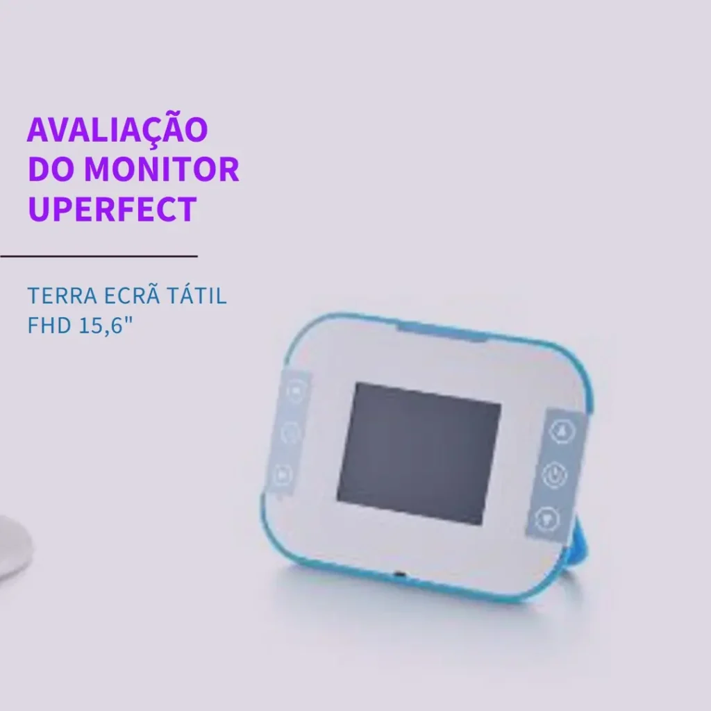 UPERFECT Y Portable Monitor: Tela Touchscreen FHD 15.6" com Suporte Ajustável