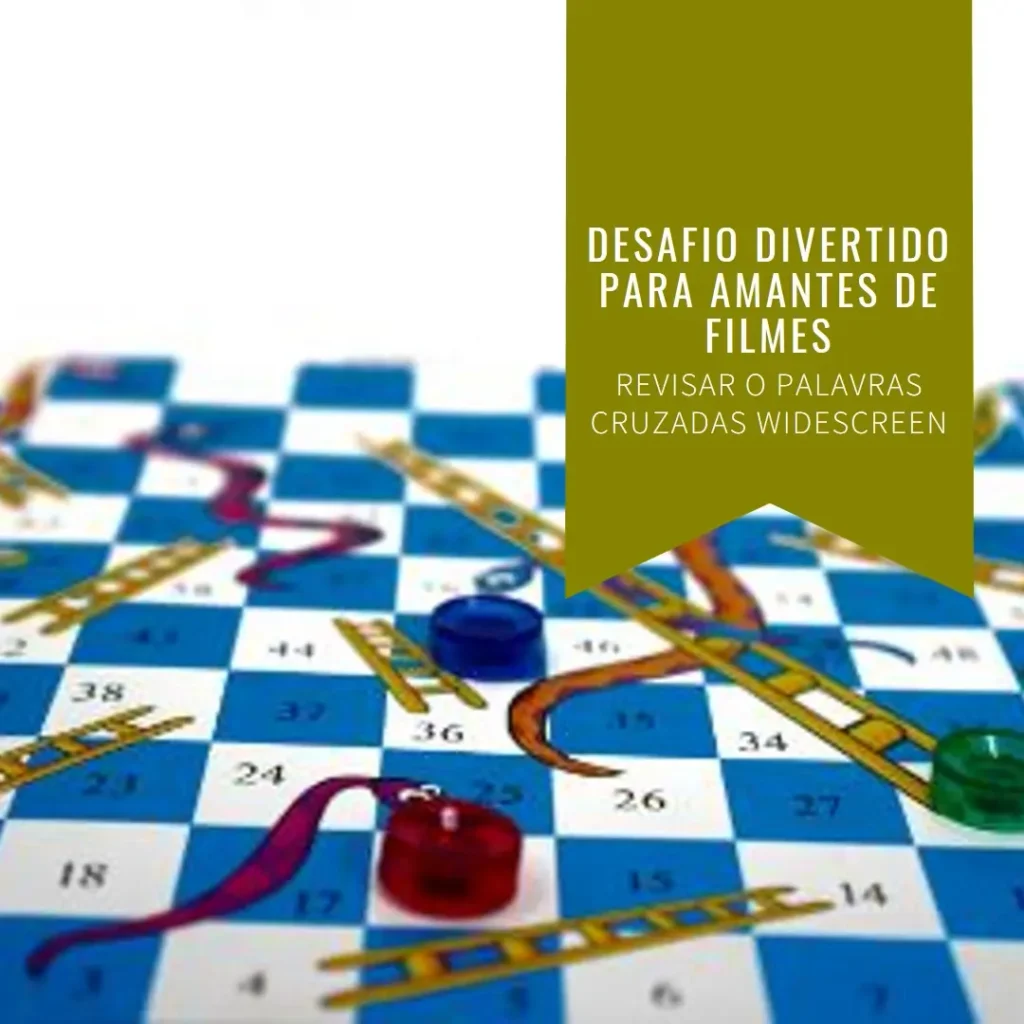 Wide-Screen Crosswords: O Desafio Divertido para Amantes de Filmes
