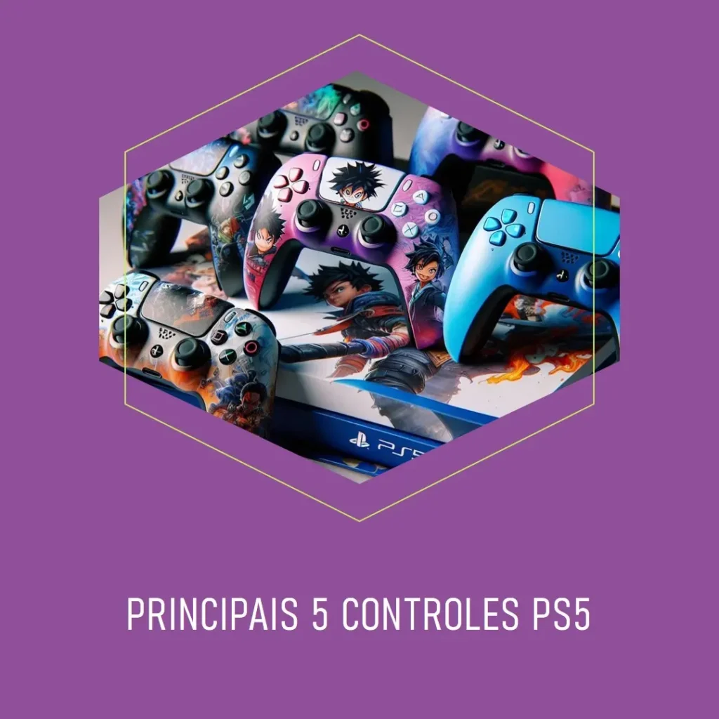 Principais 5 controle PS5 edicao 30 anos