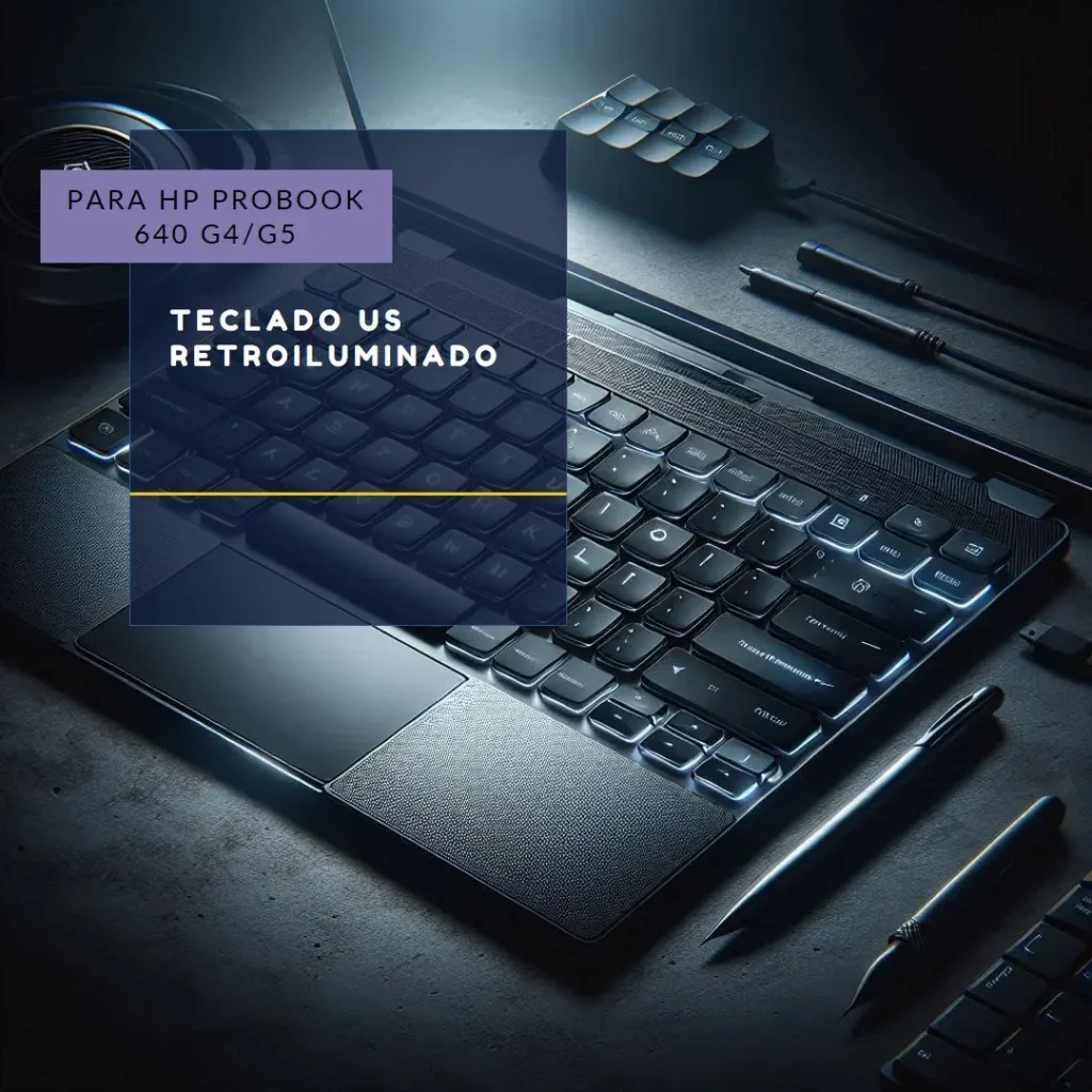 Teclado US retroiluminado para HP ProBook 640 G4/G5