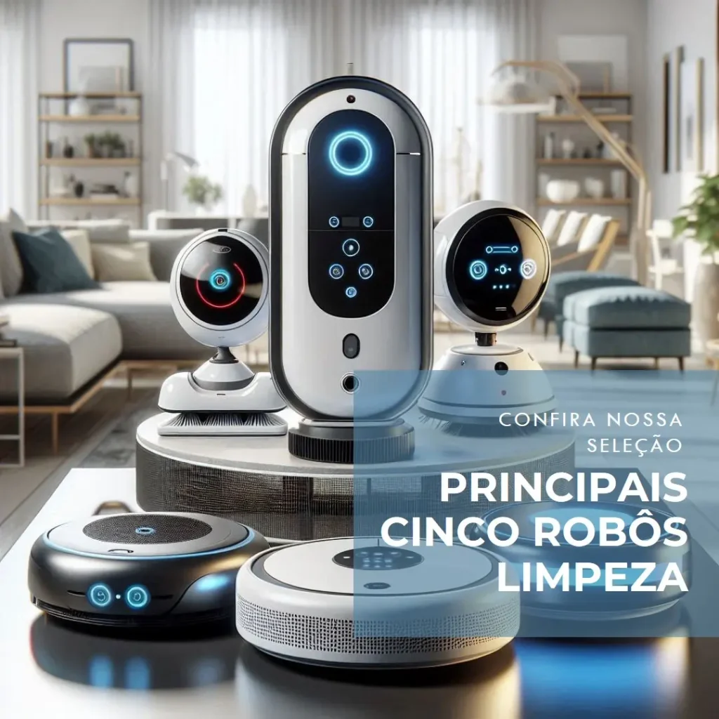 Principais Cinco robos limpeza