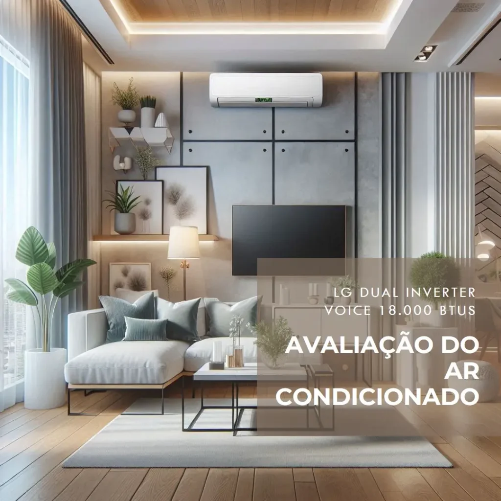 Ar Condicionado LG Dual Inverter Voice 18.000 BTUs Quente e Frio