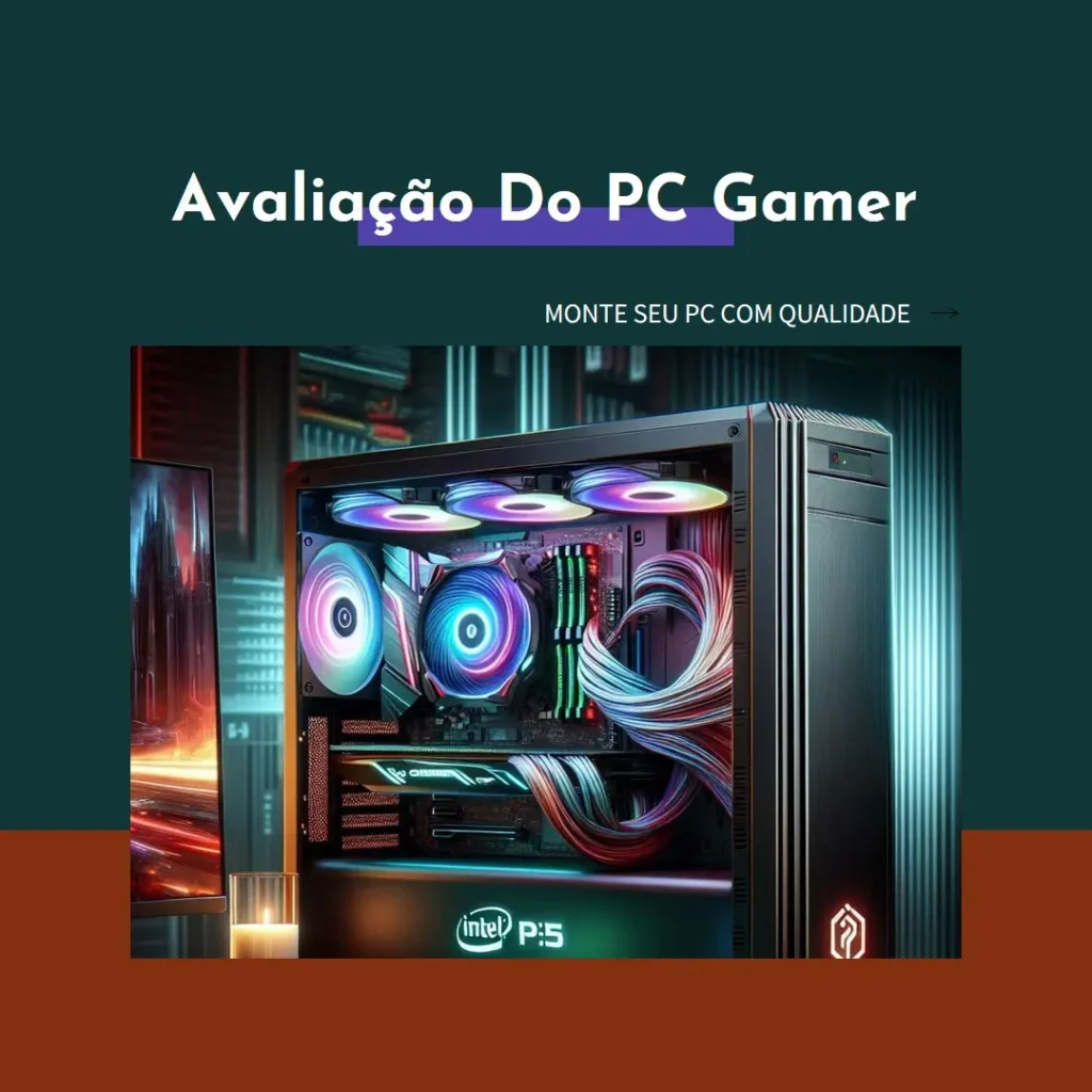 Monte seu PC: Intel i5-12400F, RTX 3060, 16GB, 512GB SSD