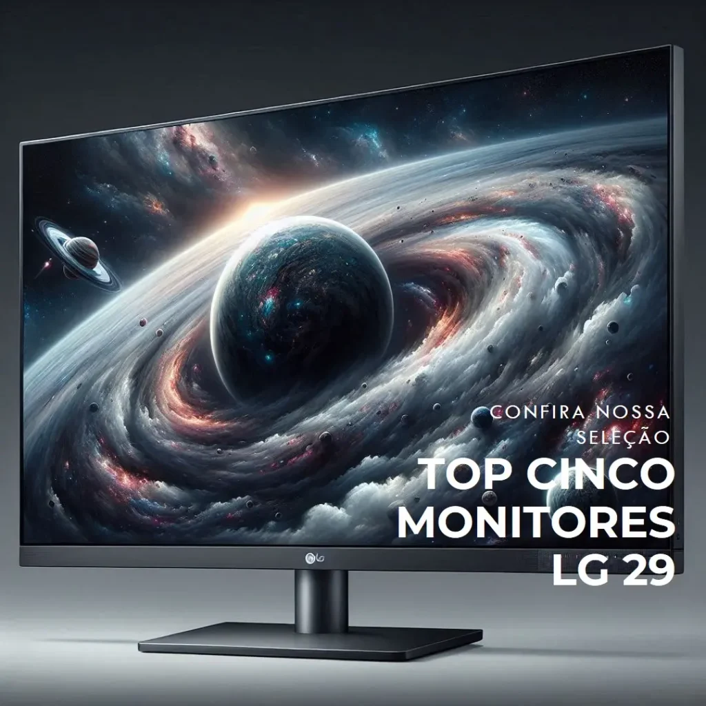 Top Cinco monitor LG 29 29wk600 ultrawide full hd amd freesync branco