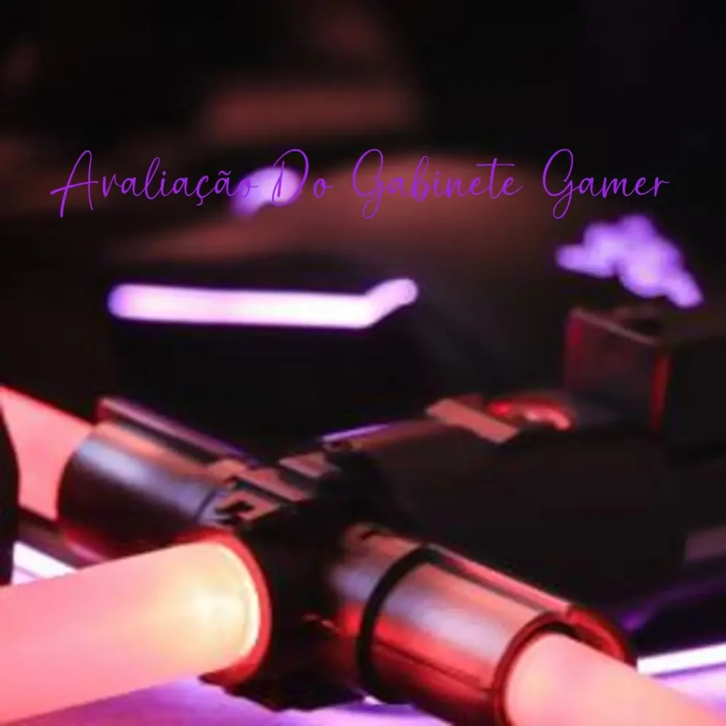 Gabinete Gamer Aquário em Vidro com 4 Fans RGB
