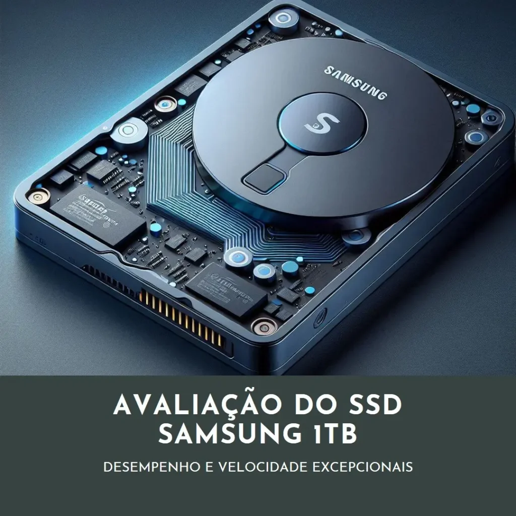 Memória Samsung SSD 1TB 870 EVO SATA 2,5" com alta velocidade