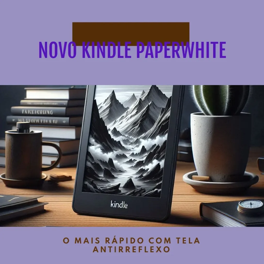 Novo Kindle Paperwhite (16 GB) - O Kindle mais rápido já lançado, com nova tela antirreflexo de 7” e bateria que dura semanas