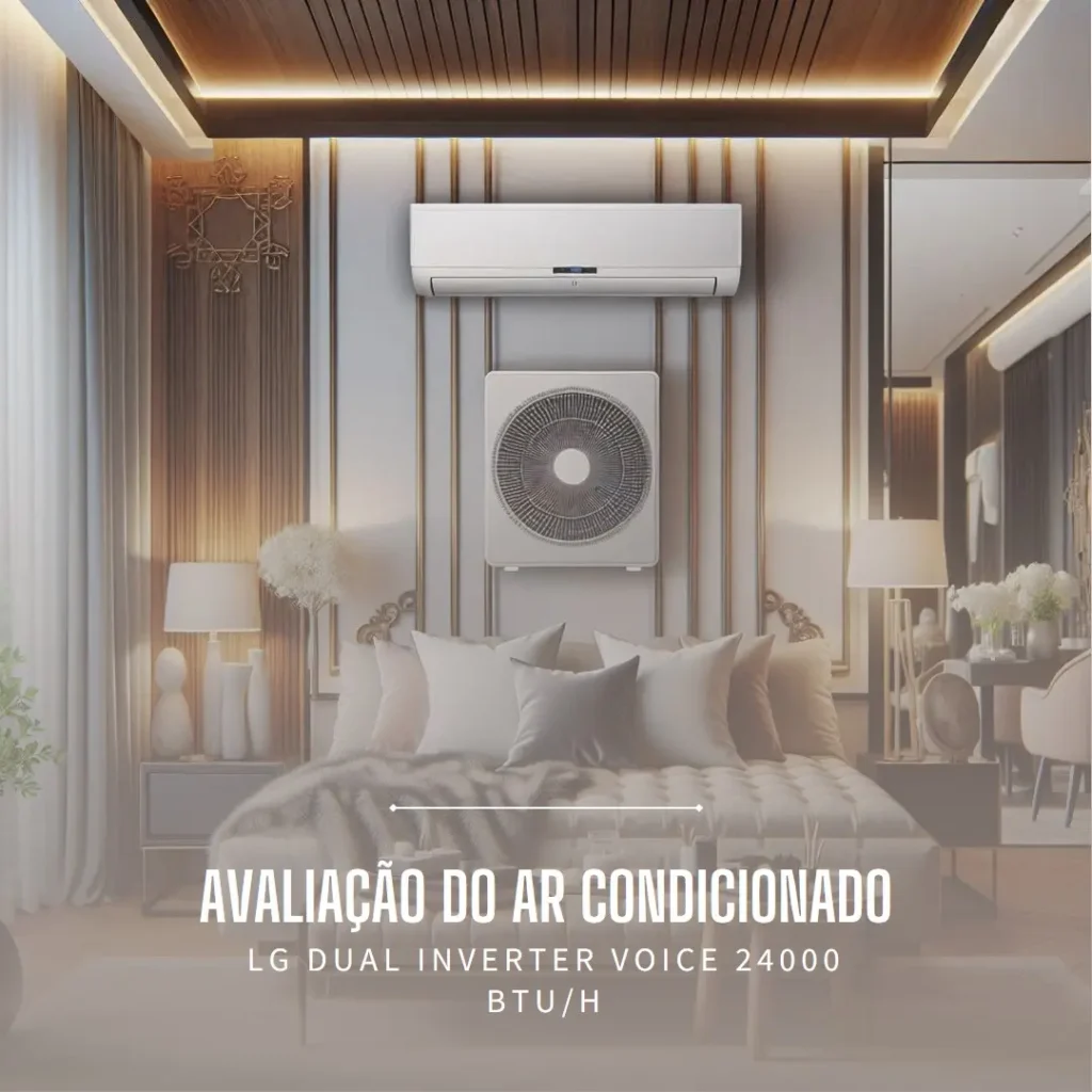 Ar Condicionado Split LG Dual Inverter Voice +AI 24000 BTU/h Quente e Frio