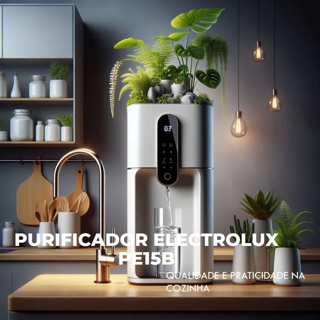 Purificador Electrolux de Água Gelada, Fria e Natural PE15B: Qualidade e Praticidade para Sua Cozinha