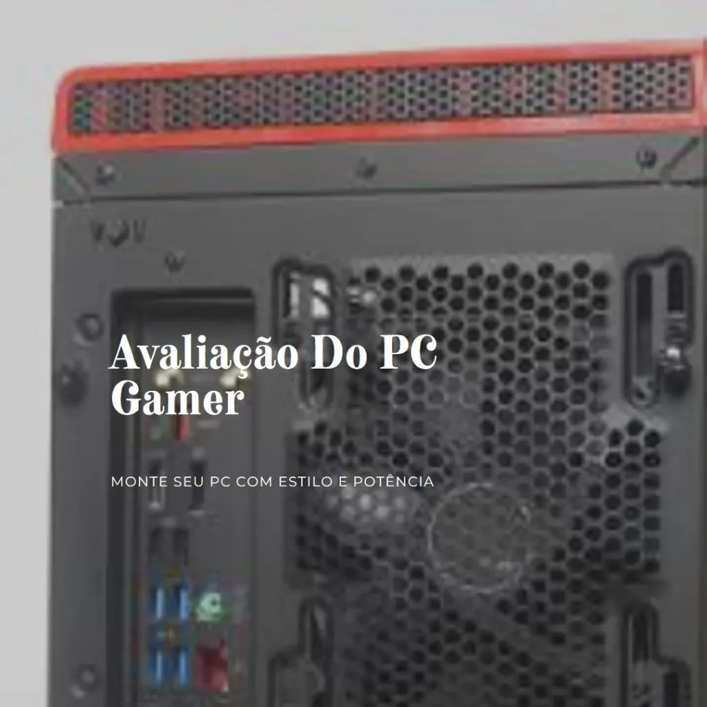 Monte seu PC: Intel i5-10400F, GTX 1650, 8GB, 240GB SSD