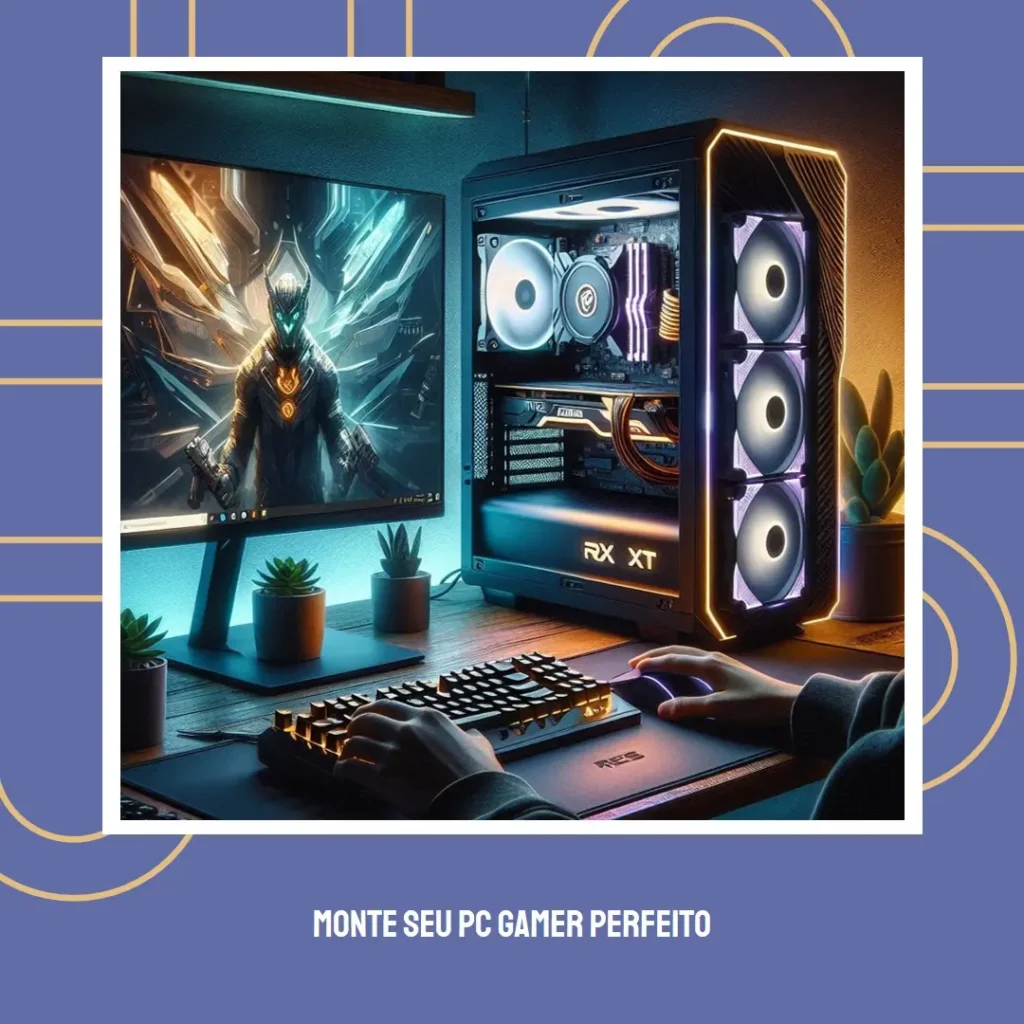 Monte seu PC: Intel i5-13400F, RX 6650 XT, 16GB, 480GB SSD
