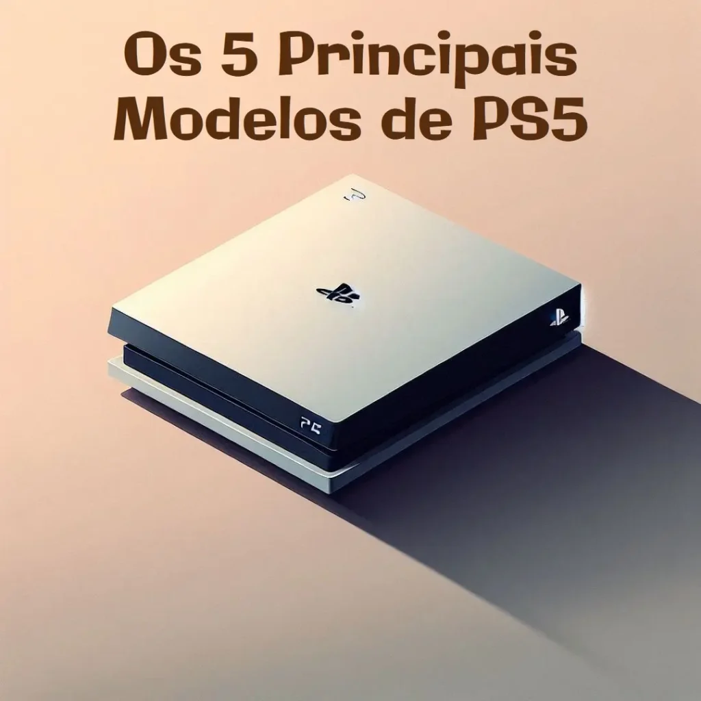 Os 5 Principais Modelos de console PS5 slim mídia física