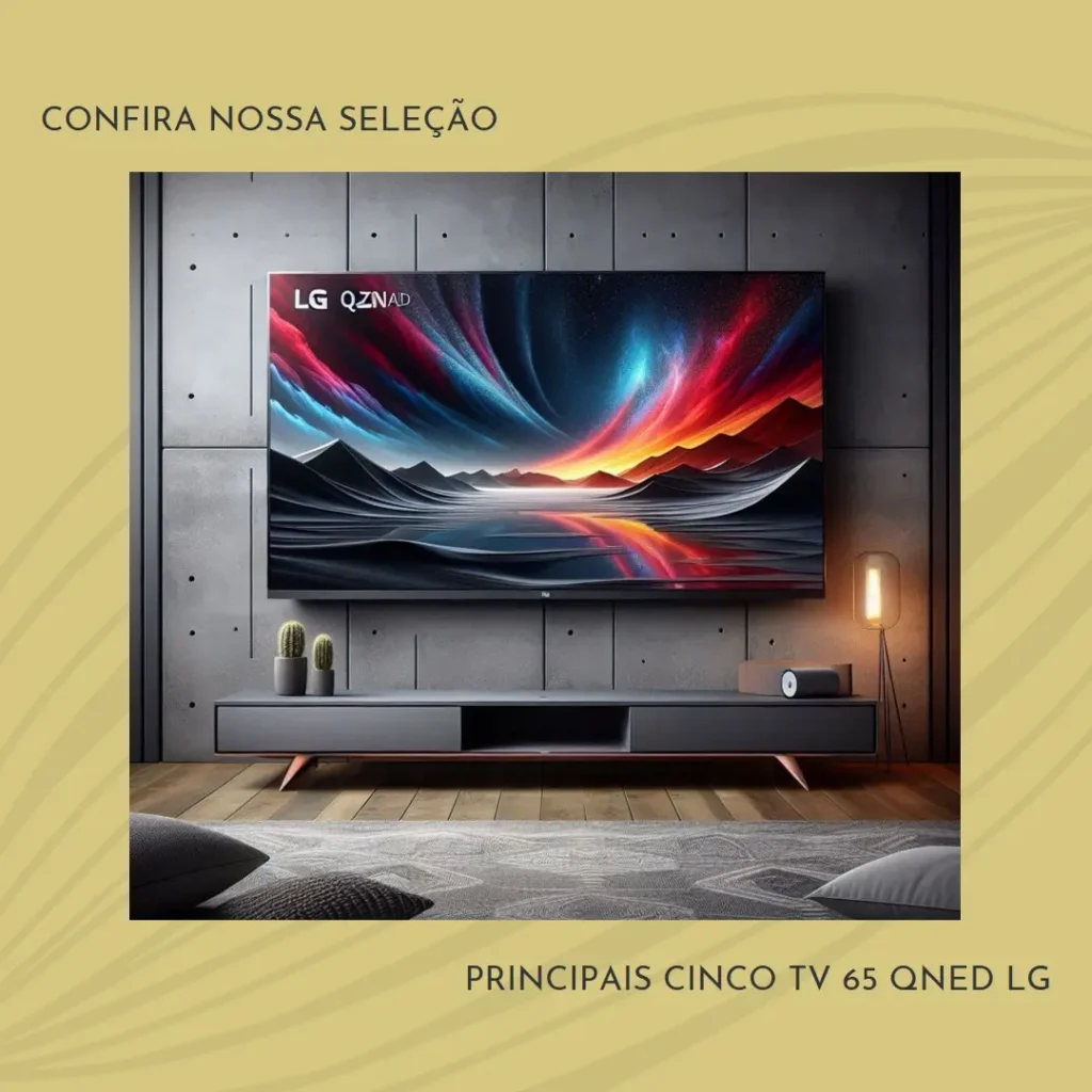 Principais Cinco TV 65 QNED LG