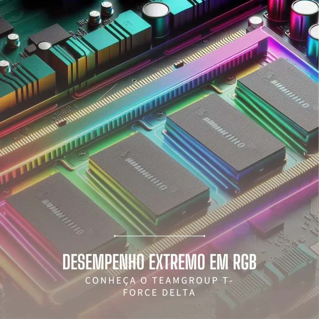 TEAMGROUP T-Force Delta RGB DDR5 com desempenho extremo