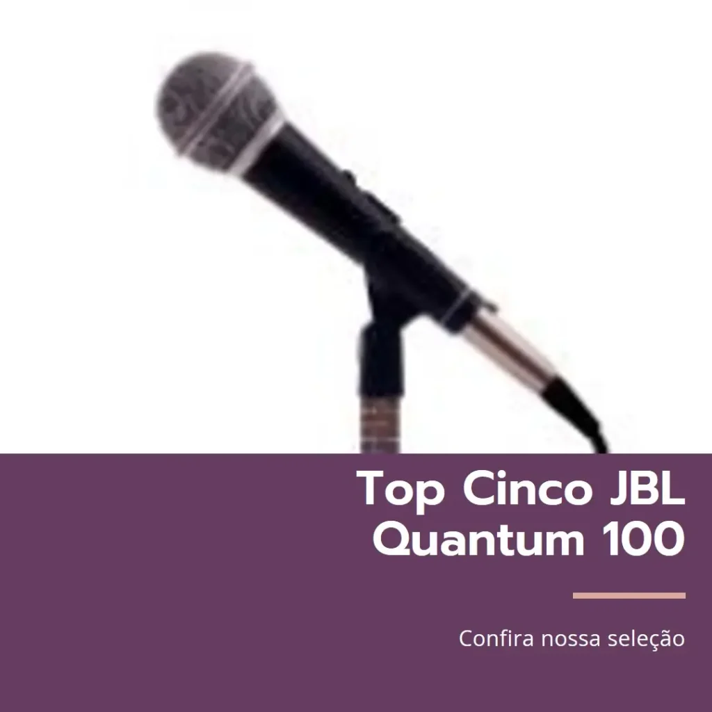 Top Cinco JBL quantum 100 microfone