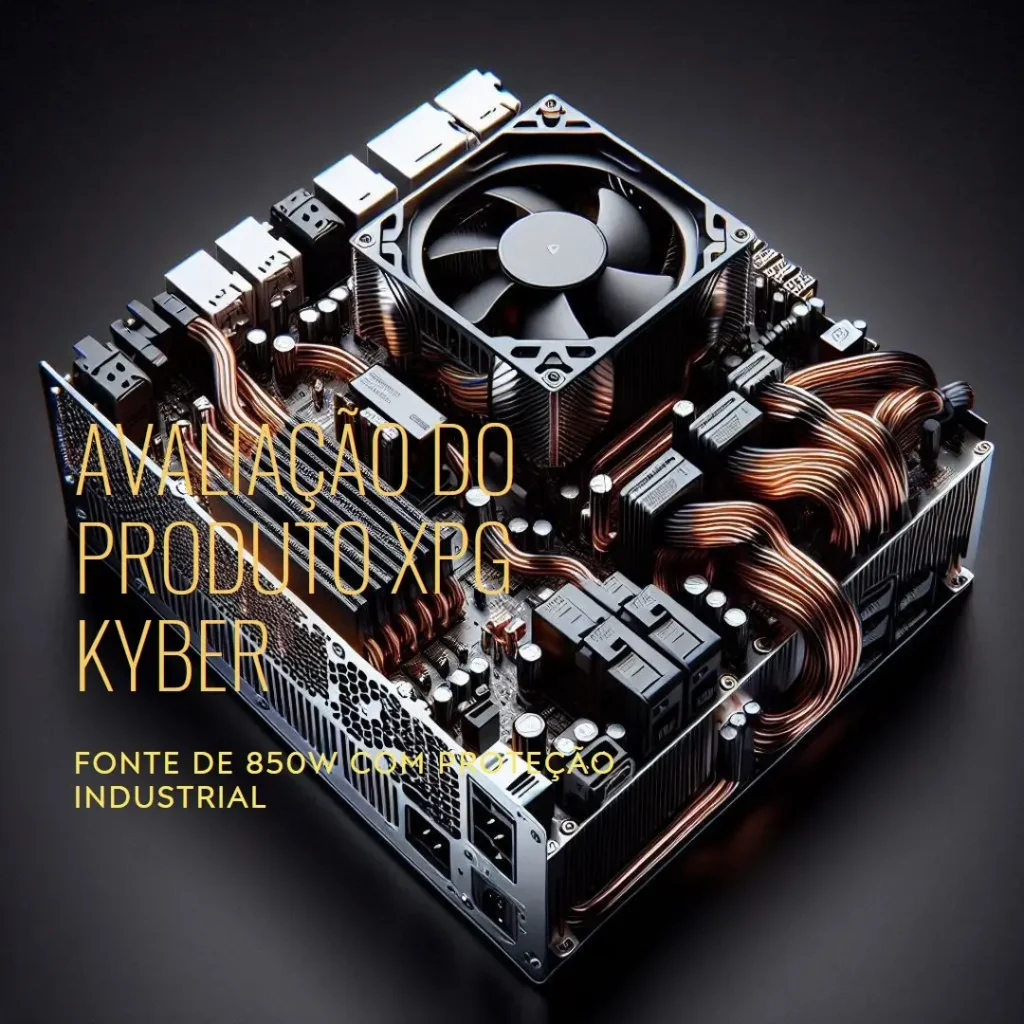 XPG Kyber ATX 3.1 850W Gold com proteção industrial