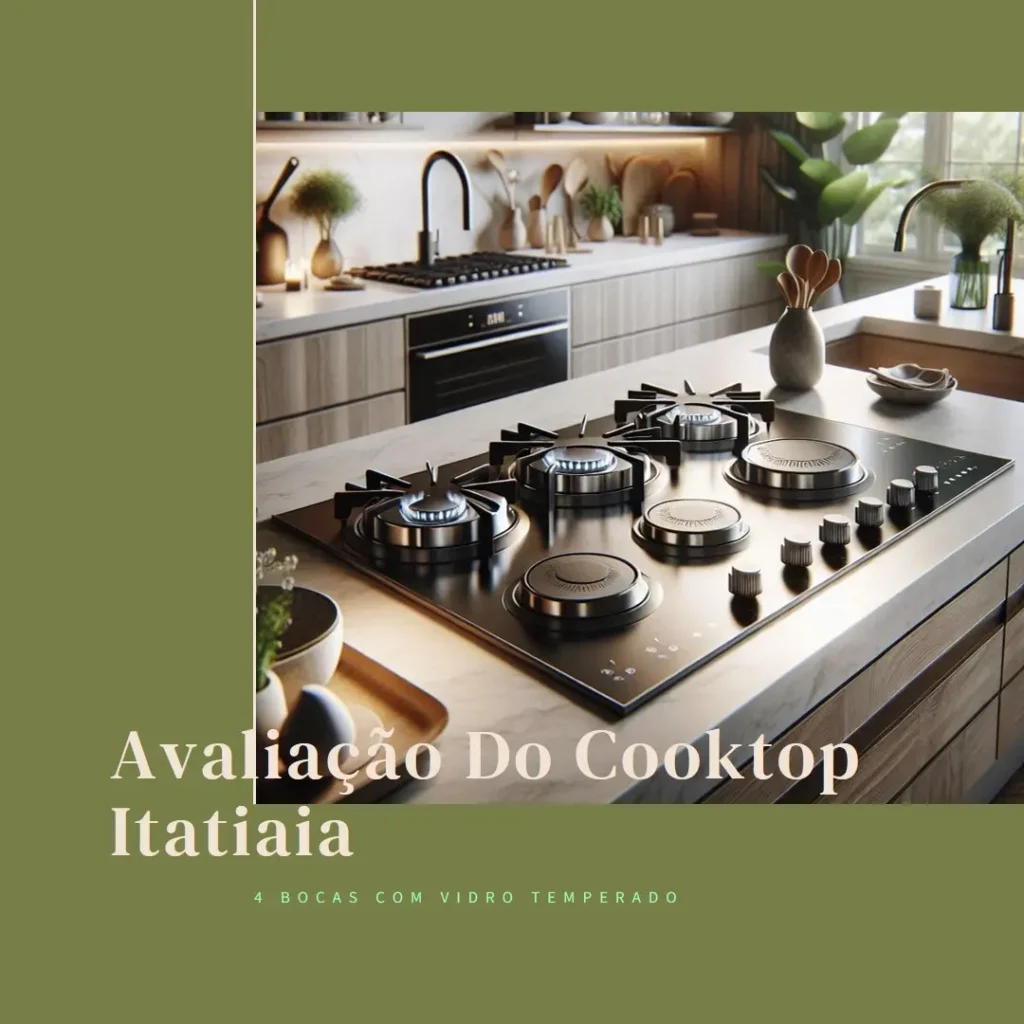 Cooktop Itatiaia Essencial 4 Bocas com Vidro Temperado