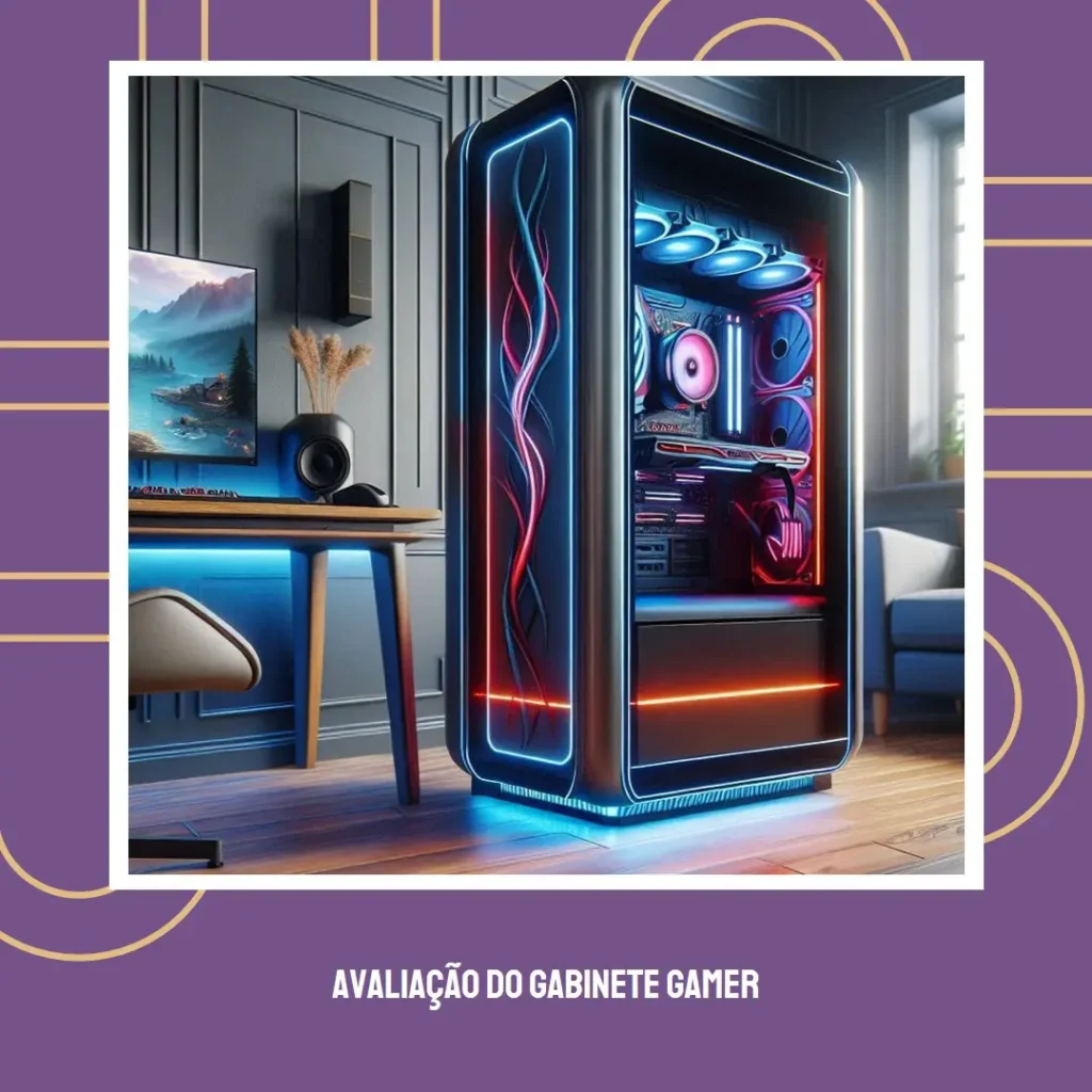 Gabinete Gamer GB1791 Micro-ATX com 4 Fans RGB e Vidro Temperado