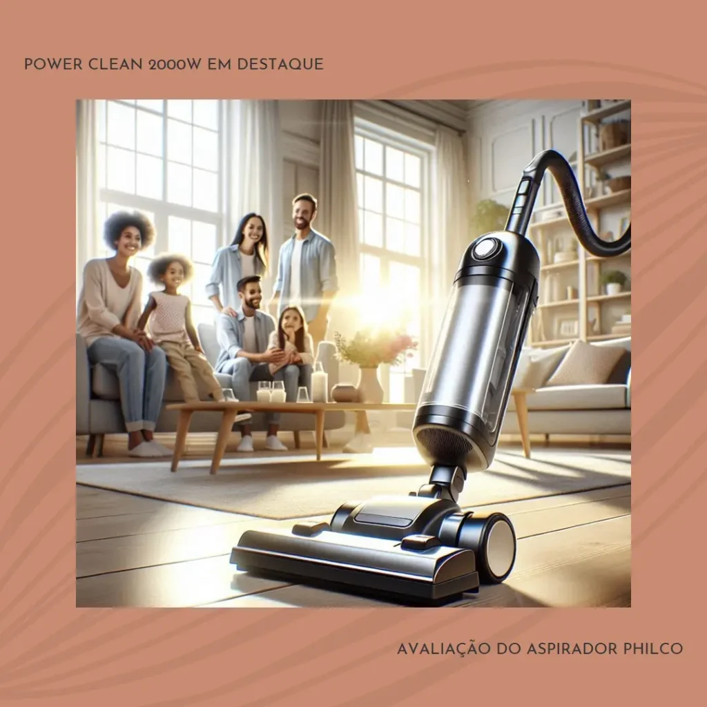 Aspirador Pó Philco Vertical Power Clean 2000W
