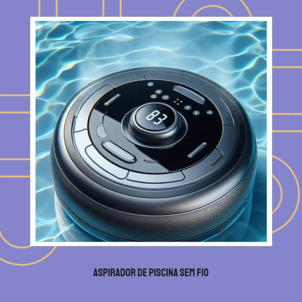 Aspirador de Piscina Sem Fio com Motor Duplo e 130min de Autonomia