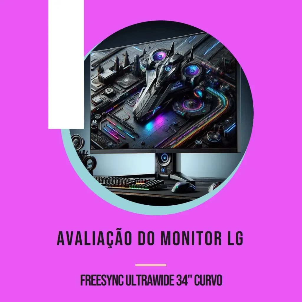 LG Monitor de Jogos FreeSync Ultrawide WQHD 160Hz Curvo 34"
