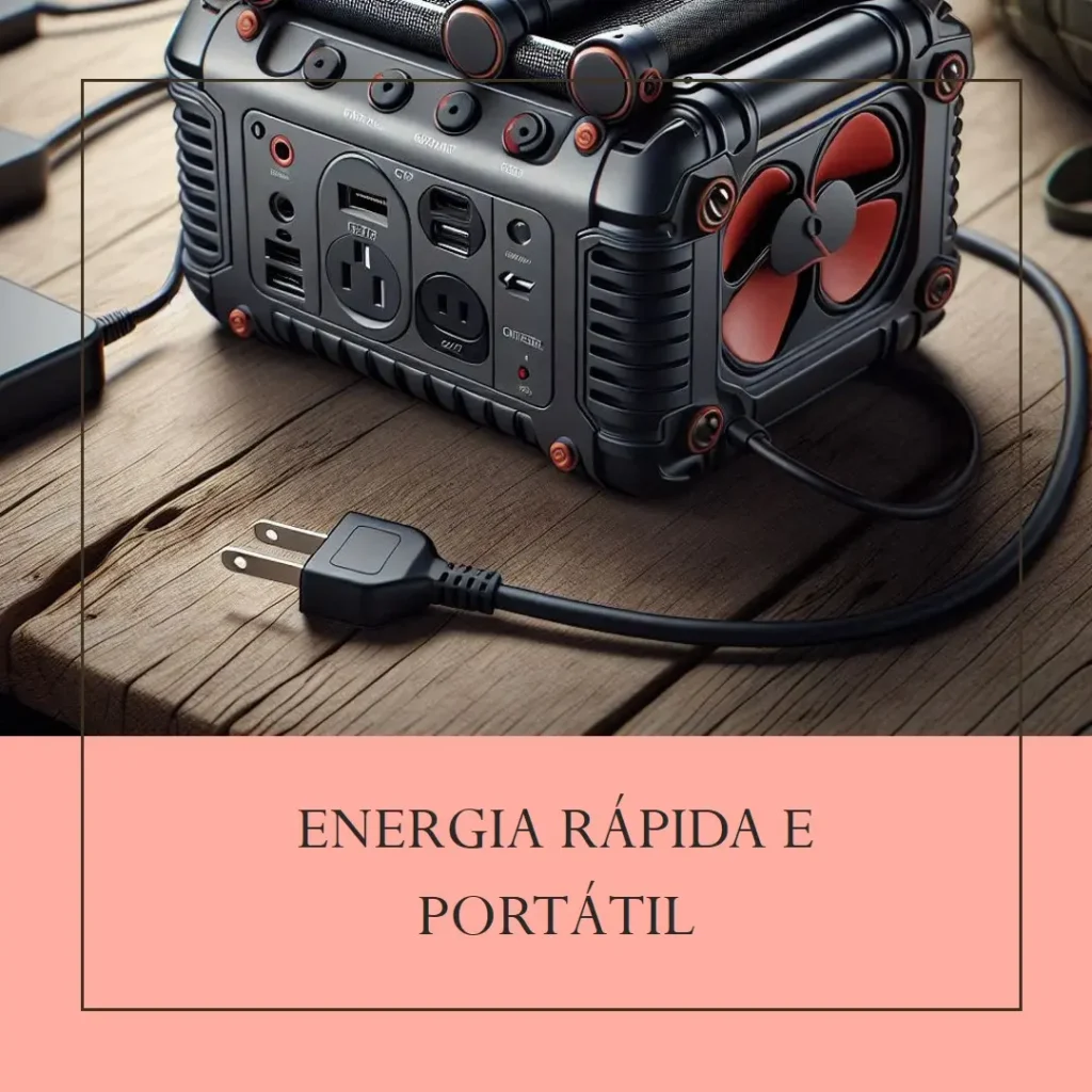 EF ECOFLOW Portable Power Station RIVER 2 Pro: Energia rápida e portátil para sua casa ou aventura