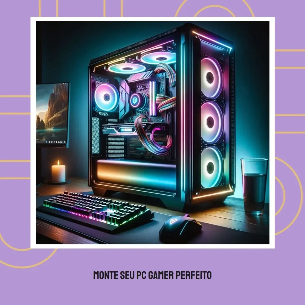 Monte seu PC: Intel i5-11400F, RTX 4060, 16GB, 480GB SSD