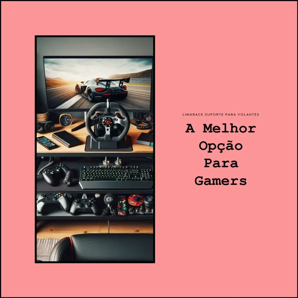 LimaRace Suporte Para Volantes Pilot J1 USB Preto: A Melhor Opção para Gamers de Simulação