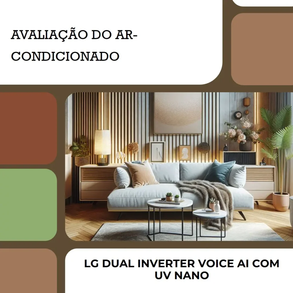Ar-Condicionado LG Dual Inverter Voice +AI com UV Nano