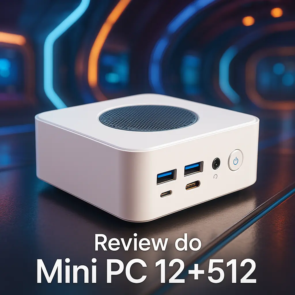 Mini PC 12+512 Branco: Desempenho Potente e Conectividade Avançada