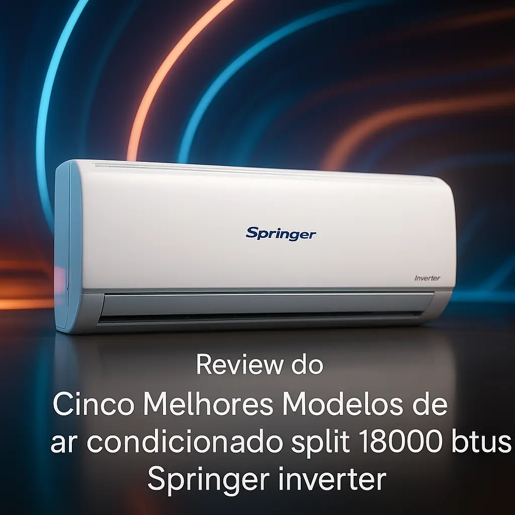 Cinco Melhores Modelos de ar condicionado split 18000 btus Springer inverter