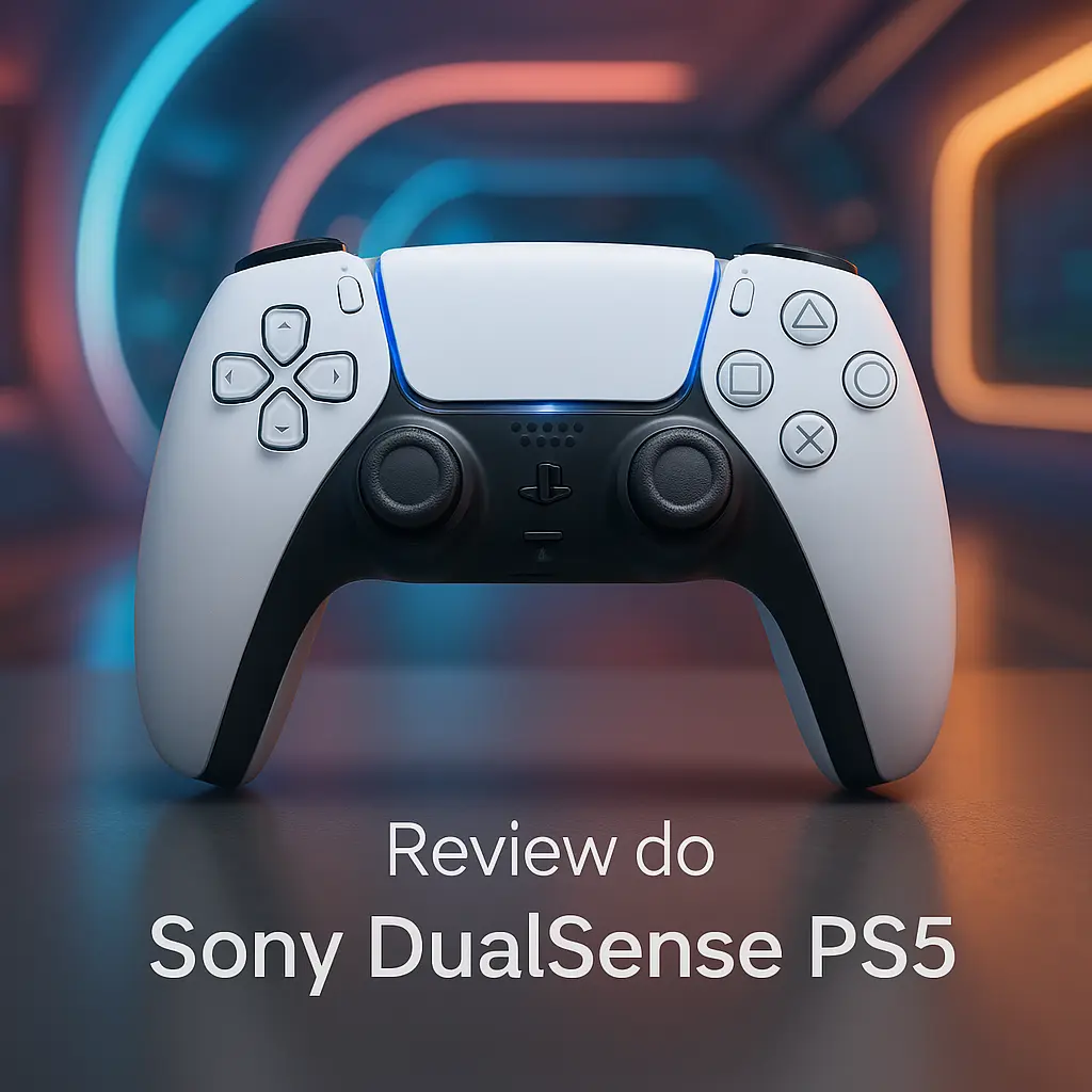 Sony DualSense PS5 com tecnologia avançada e ergonomia