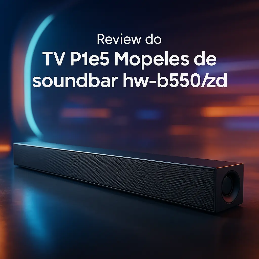 Cinco Principais Modelos de soundbar hw-b550/zd