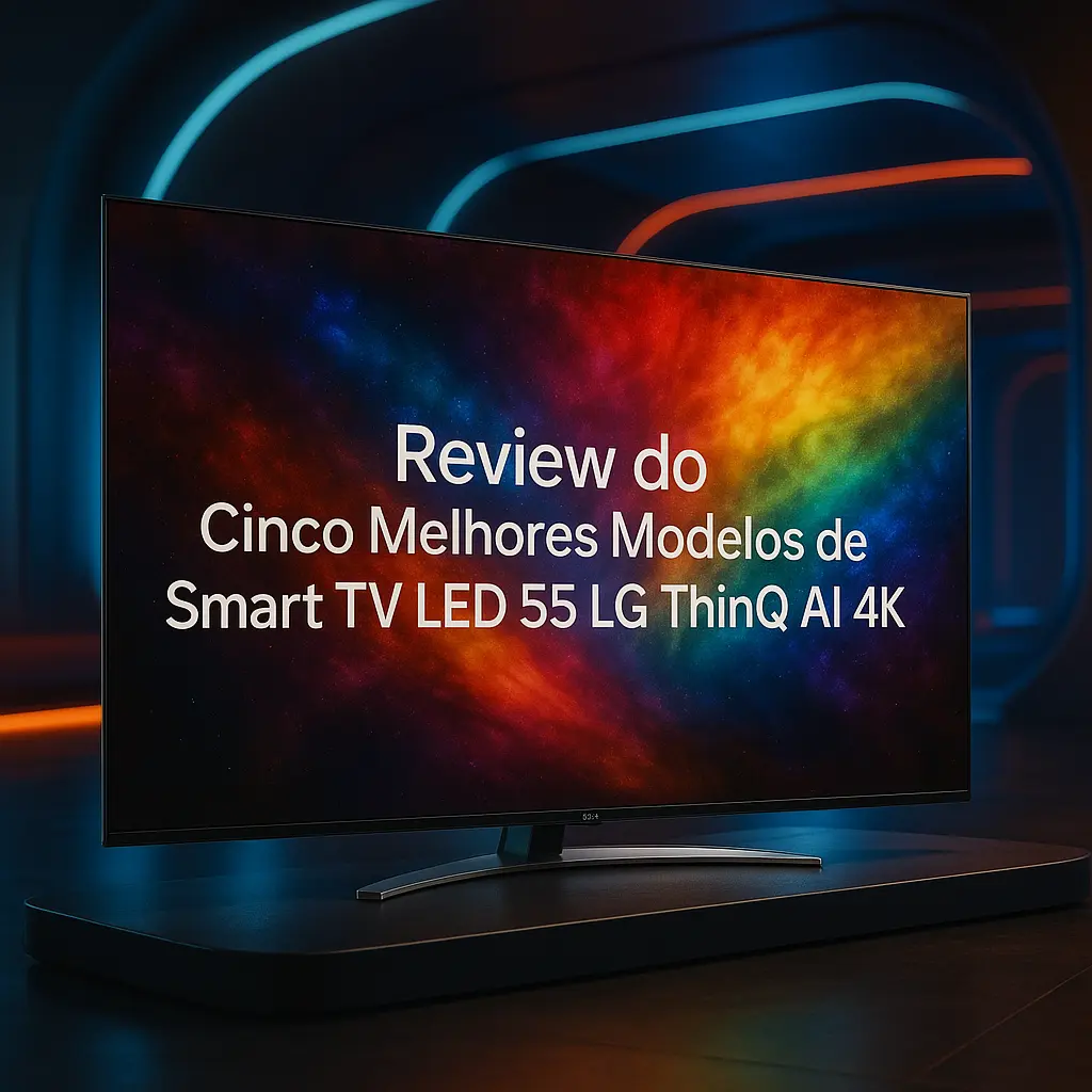 Cinco Melhores Modelos de smart TV led 55 LG thinq AI 4k