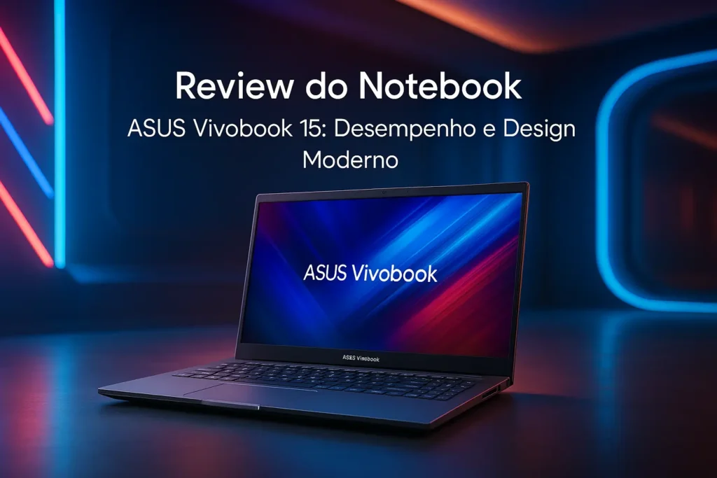 Review do Notebook ASUS Vivobook 15: Desempenho e Design Moderno