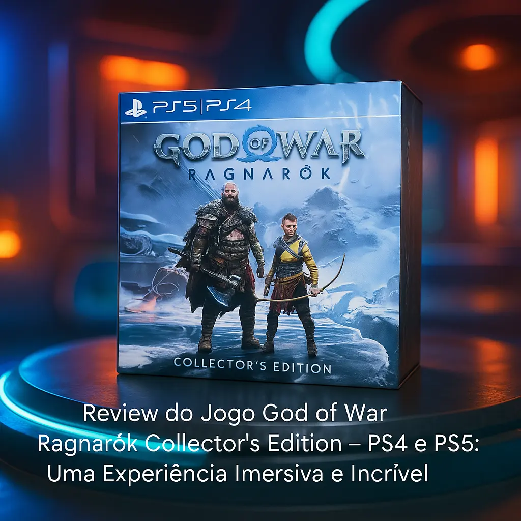 Jogo God of War Ragnarok Collector's Edition - PS4 e PS5: Uma Experiência Imersiva e Incrível