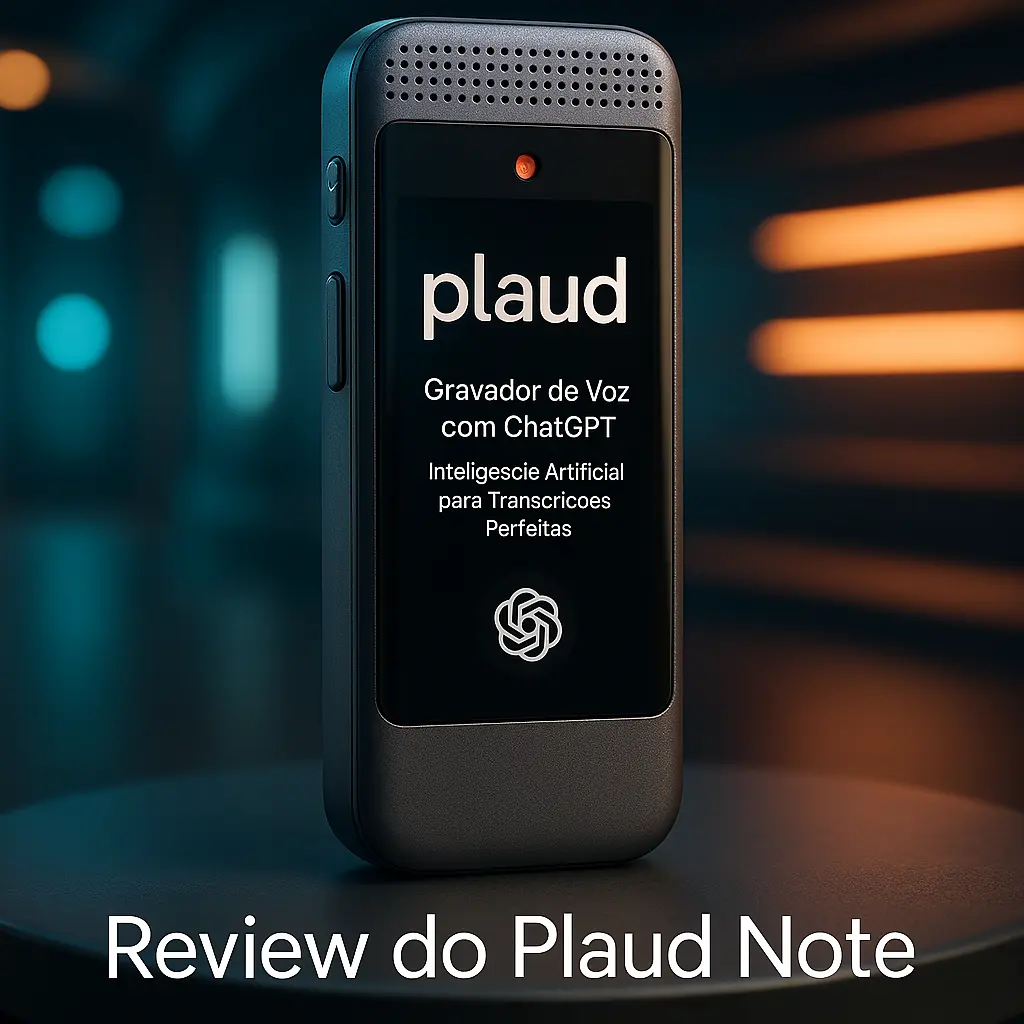 Plaud Note Gravador de Voz com ChatGPT: Inteligência Artificial para Transcrições Perfeitas