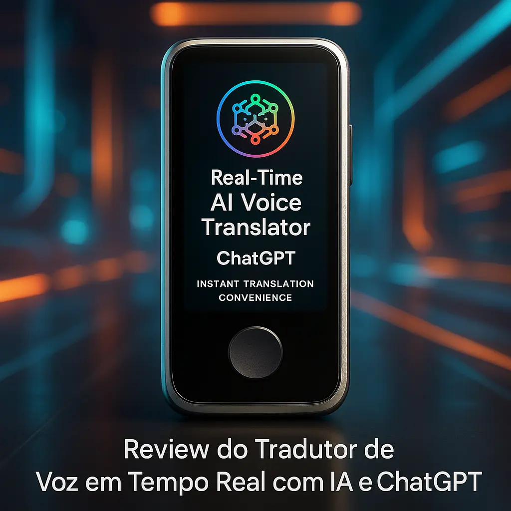 Tradutor de Voz em Tempo Real com IA e ChatGPT - Tradução Instantânea e Praticidade