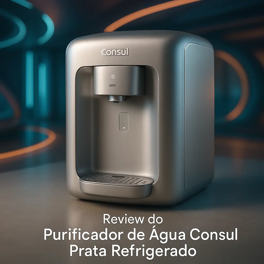 Purificador de Água Consul Prata Refrigerado: Proteção Antibactérias e Conforto para sua Cozinha