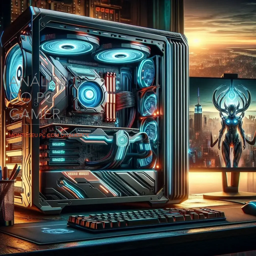 Monte seu PC: Intel i5-14400F, RTX 3060, 16GB, SSD 480GB