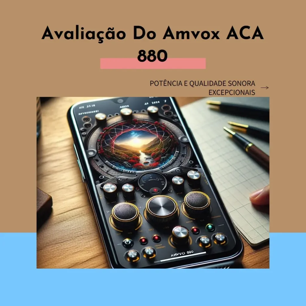 Amvox ACA 880 Vegas SFM - Potência e Qualidade Sonora