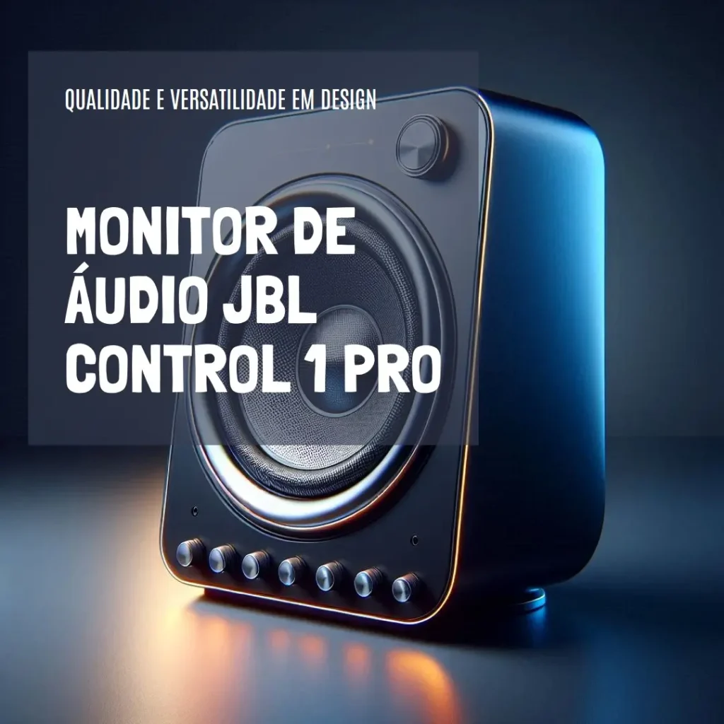 Monitor de Áudio JBL Control 1 Pro: Qualidade e Versatilidade em um Design Compacto