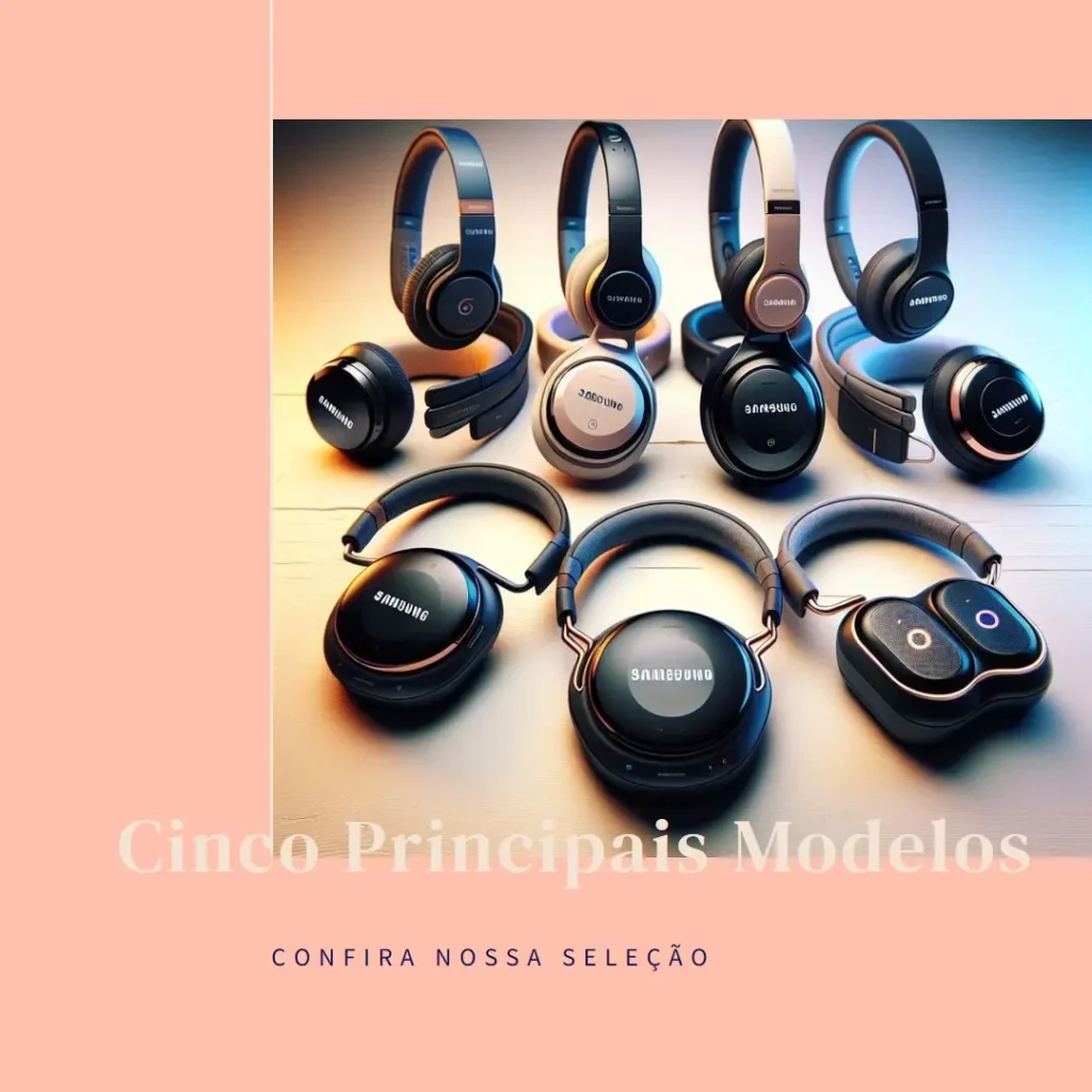 Cinco Principais Modelos de fone sem fio da Samsung