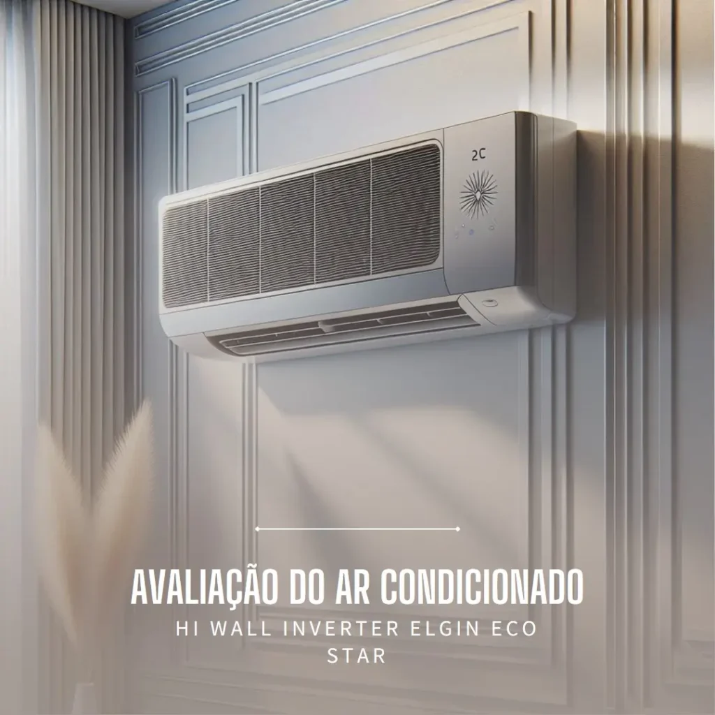 Ar Condicionado Hi Wall Inverter Elgin Eco Star 12.000 Btus Frio 127v