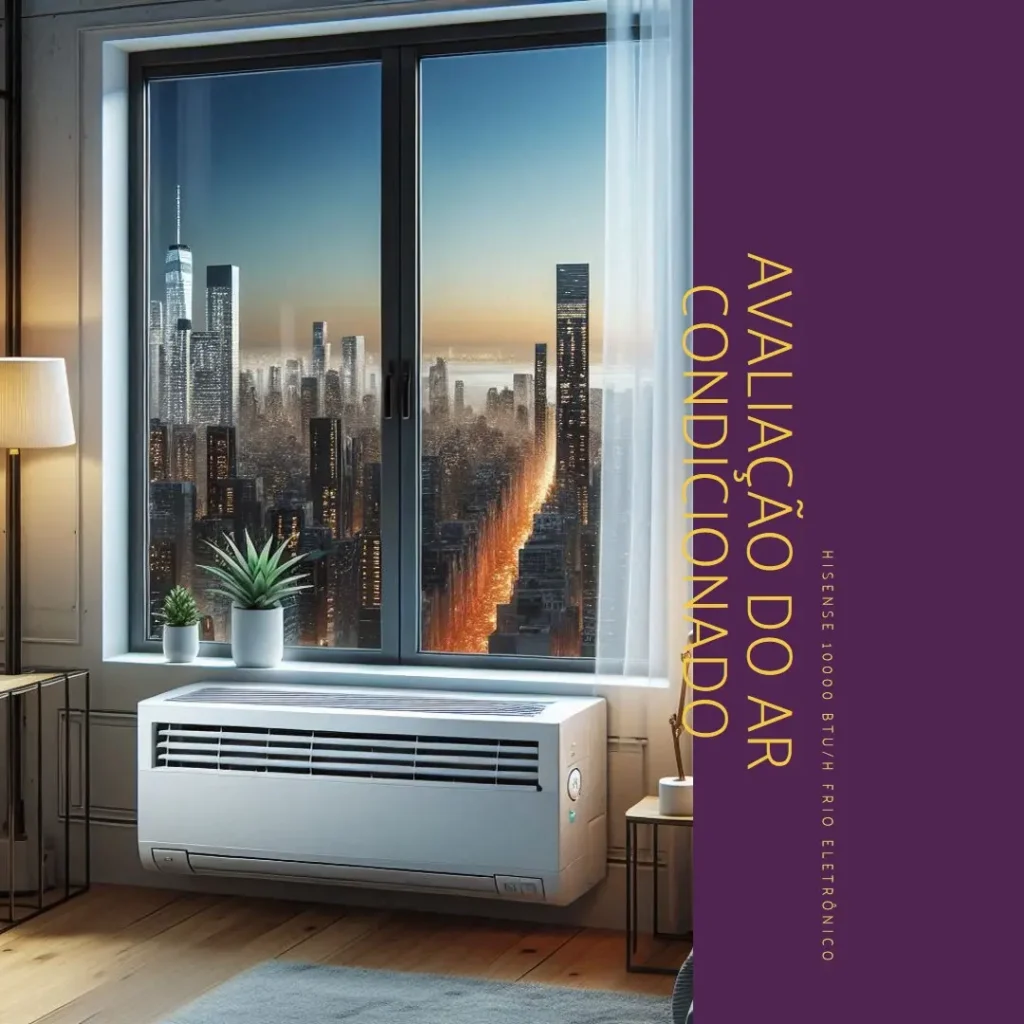 Ar Condicionado Janela Hisense 10000 BTU/h Frio Eletrônico