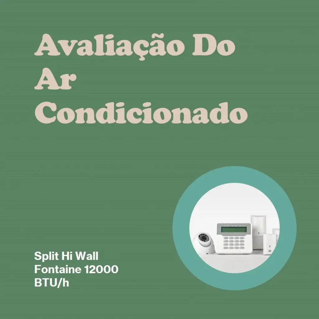Ar Condicionado Split Hi Wall Fontaine 12000 BTU/h Frio FCST12F