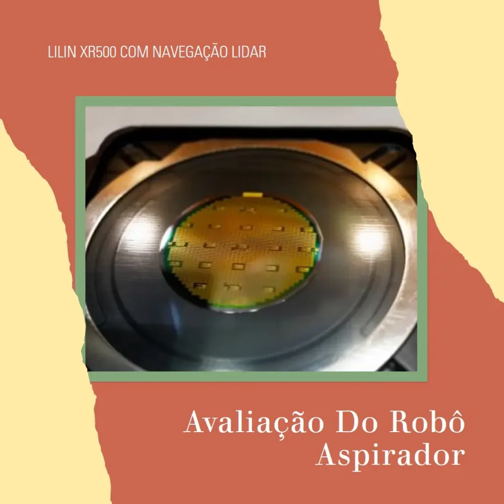 LILIN Robô Aspirador XR500 Navegação Lidar e Wi-Fi